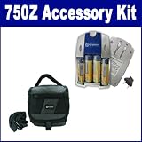 Epson PhotoPC 750Z Digital Camera Accessory Kit includes: SB257 Charger, SDC-27 Case