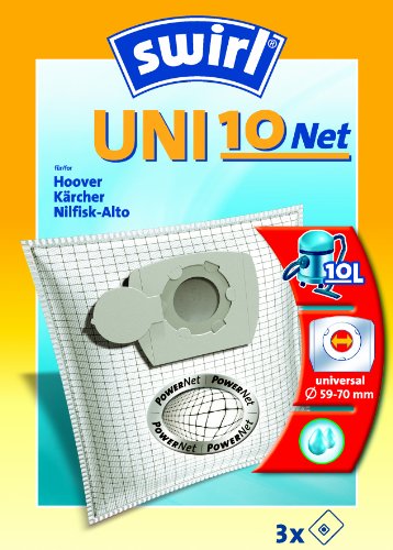 Swirl 196326 Staubsaugerbeutel UNI 10 Net
