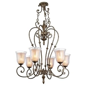 Veroia Chandelier in Burnished Granite by Kichler
