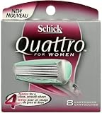 Schick Quattro for Women Blades for a Close, Smooth Shave Hair Removal Products