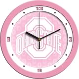 Ohio State Buckeyes NCAA Wall Clock (Pink)