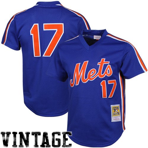 Mitchell & Ness Keith Hernandez New York Mets Authentic Throwback Jersey - Royal Blue (Medium)