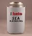 Custom Beverage Can / Bottle Cover (Coolie) with I Hate Sea kayaking