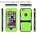 iPhone 6 Plus Waterproof Case, Caka Full-Body Underwater Waterproof Shockproof Dirtproof Durable Full Sealed Protection Case Cover With Kickstand For Apple Iphone 6 Plus 5.5 Inch Case (Green)