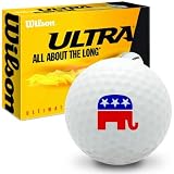 Republican Elephant - Wilson Ultra Ultimate Distance Golf Balls