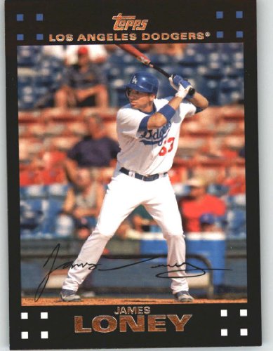 2007 Topps #195 James Loney - Los Angeles Dodgers (Baseball Cards)