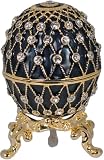 Black Royal Egg Trinket Box