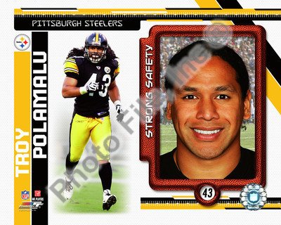 Troy Polamalu - Pittsburgh Steelers 2010 Studio 8x10 Photo