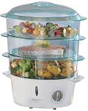 Russell Hobbs 3501 Steamer with 3 layers, 60 minute timer and stackable facility for easy storage