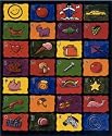 Educational Alphabet Family Children Art Print POSTER - 16" x 20"
