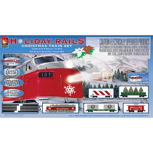 Childrens Toyshop  Toys : Life Like Trains Holiday Rails Electric Train Set #8198