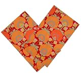 Orange & Red Poppies Dinner Napkin Set