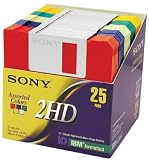Sony 2HD 3.5 IBM Formatted Floppy Disks (25-Pack)
