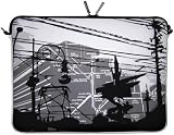 DIGITTRADE LS124-13 Designer Notebook Macbook Sleeve 13.3″ Laptop Cover CityLife Neoprene Soft Carry Case up to 13.3 Inch Anti Shock System
