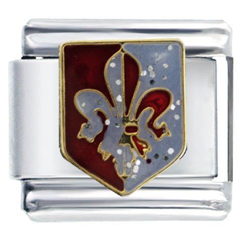 Italy Coat Of Arms Italian Charms Bracelet Link