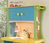 Powell Sunday Funnies Desk Hutch