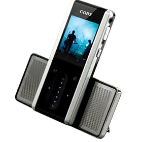 Coby MP735-4G MP3 Player with 1.66-Inch TFT Color LCD, 4GB Flash Memory, FM and Stereo Speakers (Black)