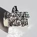Silver Plated "I Love You" Fits Pandora Spacer Bead, 14mm (1)