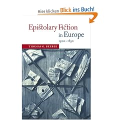 Epistolary Fiction in Europe, 1500-1850