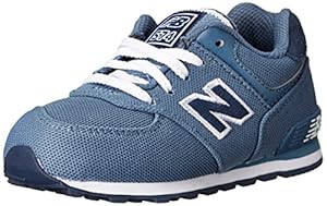 New Balance KL574 Pique Polo Pack Running Shoe (Infant/Toddler/Little Kid/Big Kid), Blue/Black, 6 M US Toddler