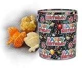 6.5 Gallon Buttered Popcorn Tin - Birthday Wishes