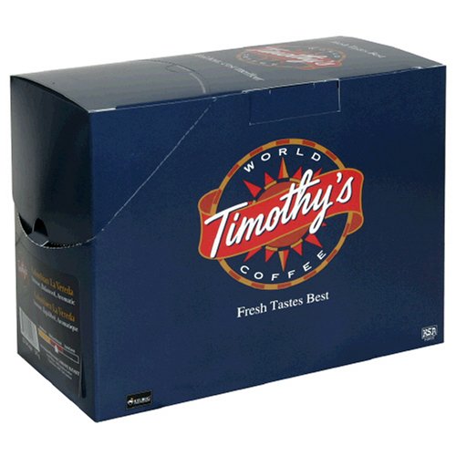 Timothy's World Coffee, Colombian La Vereda, K-Cups for Keurig Brewers, 24-Count Boxes (Pack of 2)