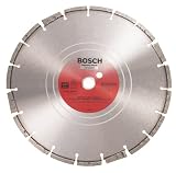 Bosch DB1465 Premium Plus 14-Inch Dry or Wet Cutting Segmented Diamond Saw Blade with 1-Inch Arbor for Asphalt