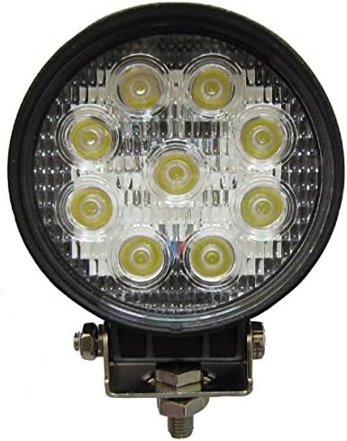 Carloveforboys 2x27w Round LED Work Light Lamp Off Road High Power ATV Jeep 4x4 Tractor 30 Degree Spot Light