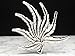 Silver Star "MJ" Marijuana Leaf Metal Belt Buckle