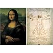 Giocconda & Vitruvian Man Jigsaw Puzzle Set 2 x 1000pc