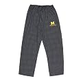 Sideline Women's Plaid Woven Sleep Pant - University of Michigan - Green