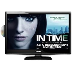 Dyon Alpha 24 60 cm (23,6 Zoll) LCD-Fernseher (Full HD, DVB-T, integrierter DVD-Player, HDMI, USB 2.0) schwarz