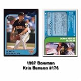 1997 Bowman Kris Benson Rookie Card