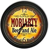 Moriarty 's Beer and Ale Cascading Pub Wall Clock