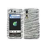 Zebra Silver Bling Rhinestone Faceplate Diamond Crystal Hard Skin Case Cover for Samsung Behold T919