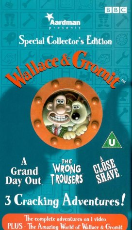 Wallace And Gromit - 3 Cracking Adventures [VHS]