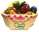 Deluxe Wooden Fruit Basket; includes 13 pcs of fruit