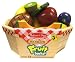 Deluxe Wooden Fruit Basket; includes 13 pcs of fruit