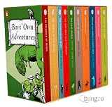 Boys Own Adventure Stories Collection 10 Books Box Set RRP £79.90 (The Prisoner of Zenda by Anthony Hope, The Riddle of the Sands by Erskine Childers, The 39 Steps by John Buchan, The Man who was Thursday by G.K Chesterton, The Lost World by Arthur Conan Doyle, Rupert of Hentzau by Anthony Hope, Greenmantle by John Buchan, Treasure Island by Robert Louis Stevenson, Around the World in 80 days by Jules Verne, Tarzan of the Apes by Edgar Rice Burroughs)