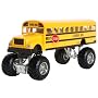 School Bus: Die Cast Yellow School Bus Large 8.5" Long with Monster Wheels!