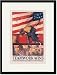 Black Framed/Matted Print 17x23, Teamwork Wins: U.S. Shipping Board Emergency Corp.
