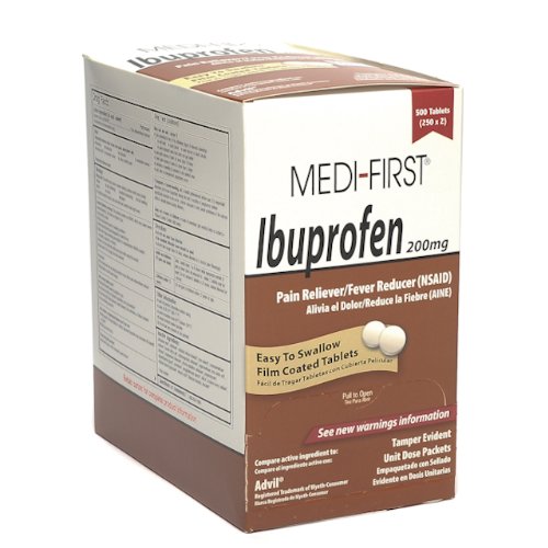 Medifirst Ibuprofen Pain Tablets Compare to Advil (100 ct)