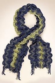 Per Una Stripe Print Ruffle Scarf