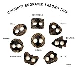 COCONUT ENGRAVED SARONG TIES