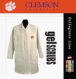 Clemson Tigers Long Lab Coat from GelScrubs - B000BJIFK2