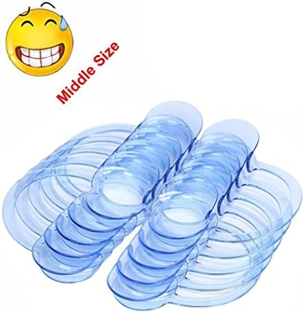 Dental Tools,Vomocase 20pcs M Size C-Shape Blue Intraoral Cheek Lip Retractor Mouth Openers