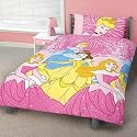 Disney Princess Shimmering Duvet Cover Set, Multi, Single