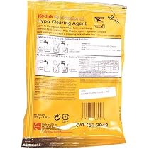 Kodak Hypo Clearing Agent, for Removal of Fixer from Black & White Films and Papers, Powder to make 1.25 Gallons.