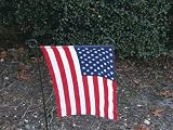 American US Garden Flag with Flagpole