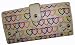 Xoxo Checkbook Wallet Love Link White Multi-colored